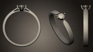 Jewelry rings Engagement 2 3d model
